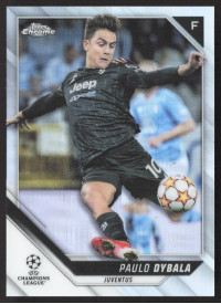 Paulo Dybala, Kartička, 2021-22 Topps Chrome UEFA Champions League, Refractor