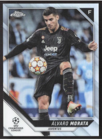 Alvaro Morata, Kartička, 2021-22 Topps Chrome UEFA Champions League, Refractor