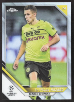 Thorgan Hazard, Kartička, 2021-22 Topps Chrome UEFA Champions League, Refractor