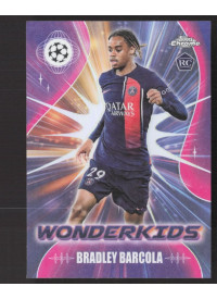 Bradley Barcola, Kartička, Topps Chrome UEFA Club Competitions 2023-24, INSERT