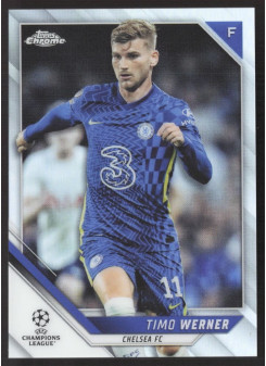 Timo Werner, Kartička, 2021-22 Topps Chrome UEFA Champions League, Refractor