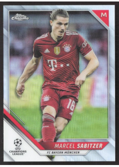 Marcel Sabitzer, Card, 2021-22 Topps Chrome UEFA Champions League, Refractor