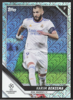 Karim Benzema, Kartička, 2021-22 Topps Chrome UEFA Champions League, Mojo