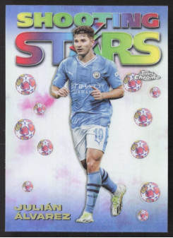 Julián Álvarez, Kartička, Topps Chrome UEFA Club Competitions 2023-24, INSERT