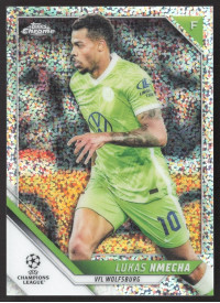 Lukas Nmecha, Kartička, 2021-22 Topps Chrome UEFA Champions League, Speckle Refractor