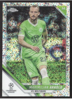 Maximilian Arnold, Kartička, 2021-22 Topps Chrome UEFA Champions League, Speckle Refractor