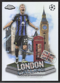 Nicolò Barella, Kartička, Topps Chrome UEFA Club Competitions 2023-24, INSERT