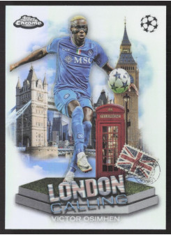 Victor Osimhen, Kartička, Topps Chrome UEFA Club Competitions 2023-24, INSERT