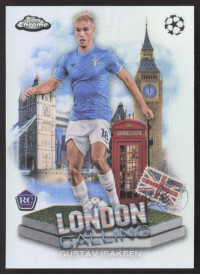 Gustav Isaksen, Kartička, Topps Chrome UEFA Club Competitions 2023-24, INSERT