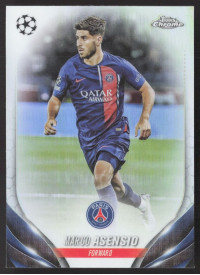 Marco Asensio, Kartička, Topps Chrome UEFA Club Competitions 2023-24, Refractor