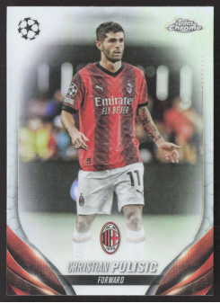 Christian Pulisic, Kartička, Topps Chrome UEFA Club Competitions 2023-24, Refractor