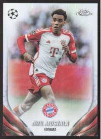 Jamal Musiala, Kartička, Topps Chrome UEFA Club Competitions 2023-24, Refractor
