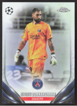 Gianluigi Donnarumma, Kartička, Topps Chrome UEFA Club Competitions 2023-24, Refractor