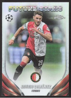 Santiago Giménez, Kartička, Topps Chrome UEFA Club Competitions 2023-24, Refractor