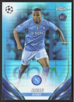 Natan, Kartička, Topps Chrome UEFA Club Competitions 2023-24, Aqua Prism Refractor