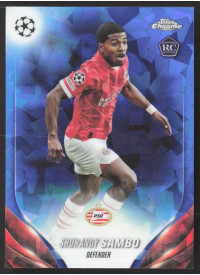 Shurandy Sambo, Kartička, Topps Chrome UEFA Club Competitions 2023-24, Sapphire Edition