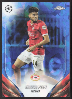 Ricardo Pepi, Kartička, Topps Chrome UEFA Club Competitions 2023-24, Sapphire Edition