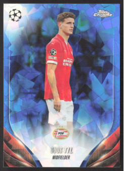Guus Til, Kartička, Topps Chrome UEFA Club Competitions 2023-24, Sapphire Edition