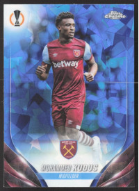 Mohammed Kudus, Kartička, Topps Chrome UEFA Club Competitions 2023-24, Sapphire Edition