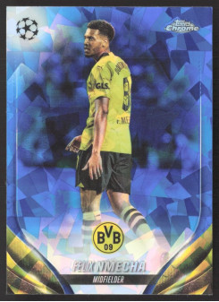 Felix Nmecha, Kartička, Topps Chrome UEFA Club Competitions 2023-24, Sapphire Edition