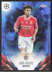 João Neves, Kartička, Topps Chrome UEFA Club Competitions 2023-24, Sapphire Edition