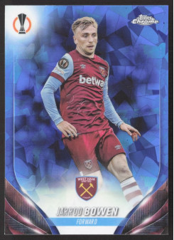 Jarrod Bowen, Kartička, Topps Chrome UEFA Club Competitions 2023-24, Sapphire Edition