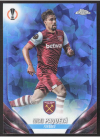 Lucas Paquetá, Kartička, Topps Chrome UEFA Club Competitions 2023-24, Sapphire Edition