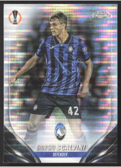 Giorgio Scalvini, Kartička, Topps Chrome UEFA Club Competitions 2023-24, Pulsar Refractor