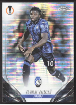 El Bilal Touré, Kartička, Topps Chrome UEFA Club Competitions 2023-24, Pulsar Refractor