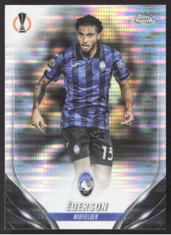 Éderson, Kartička, Topps Chrome UEFA Club Competitions 2023-24, Pulsar Refractor
