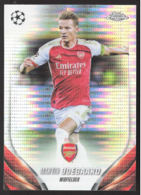Martin Ødegaard, Kartička, Topps Chrome UEFA Club Competitions 2023-24, Pulsar Refractor