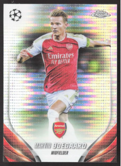 Martin Ødegaard, Kartička, Topps Chrome UEFA Club Competitions 2023-24, Pulsar Refractor