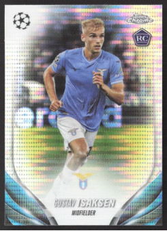 Gustav Isaksen, Kartička, Topps Chrome UEFA Club Competitions 2023-24, Pulsar Refractor