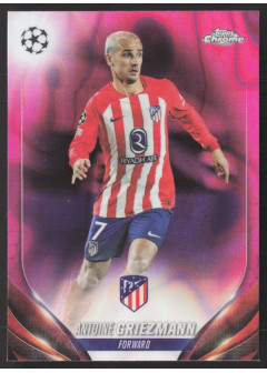 Antoine Griezmann, Kartička, Topps Chrome UEFA Club Competitions 2023-24, Pink Lava Refractors