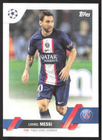Lionel Messi, Kartička, 2022-23 Topps UEFA Club Competitions, BASE