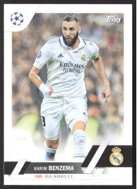 Karim Benzema, Kartička, 2022-23 Topps UEFA Club Competitions, BASE