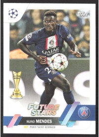 Nuno Mendes, Kartička, 2022-23 Topps UEFA Club Competitions, BASE