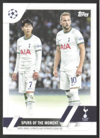 Spurs of the Moment, Kartička, 2022-23 Topps UEFA Club Competitions, BASE
