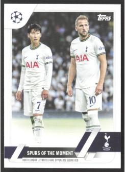 Spurs of the Moment, Kartička, 2022-23 Topps UEFA Club Competitions, BASE