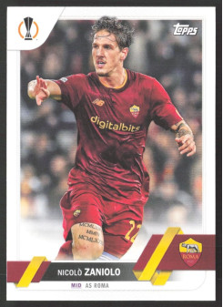 Nicolò Zaniolo, Kartička, 2022-23 Topps UEFA Club Competitions, BASE