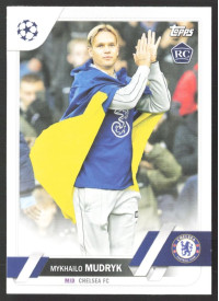 Mykhailo Mudryk, Kartička, 2022-23 Topps UEFA Club Competitions, BASE