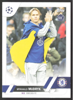 Mykhailo Mudryk, Kartička, 2022-23 Topps UEFA Club Competitions, BASE