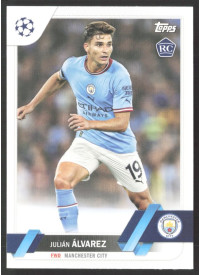 Julián Álvarez, Kartička, 2022-23 Topps UEFA Club Competitions, BASE
