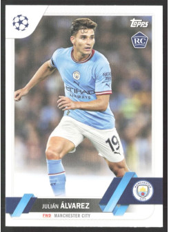 Julián Álvarez, Kartička, 2022-23 Topps UEFA Club Competitions, BASE