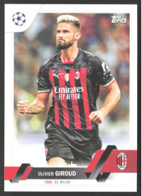 Olivier Giroud, Kartička, 2022-23 Topps UEFA Club Competitions, BASE