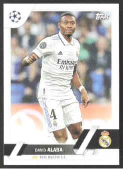 David Alaba, Kartička, 2022-23 Topps UEFA Club Competitions, BASE