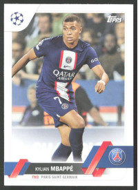 Kylian Mbappé, Kartička, 2022-23 Topps UEFA Club Competitions, BASE