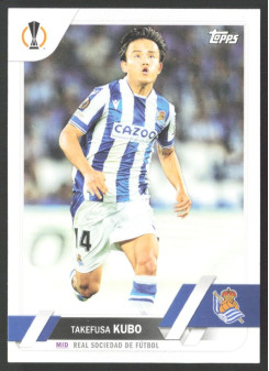 Takefusa Kubo, Kartička, 2022-23 Topps UEFA Club Competitions, BASE