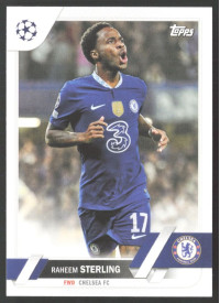 Raheem Sterling, Kartička, 2022-23 Topps UEFA Club Competitions, BASE