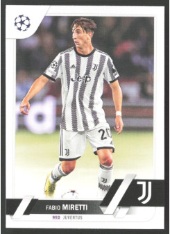 Fabio Miretti, Kartička, 2022-23 Topps UEFA Club Competitions, BASE